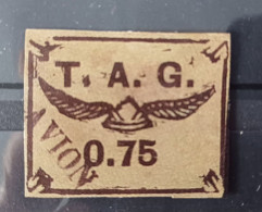 FAUX - FRANCE Colonies Guyane Française T.A.G. 0,75 Poste Aérienne N° A5 4A 1921 - Neufs