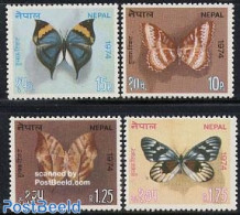 Nepal 1974 Butterflies 4v, Mint NH, Nature - Butterflies - Nepal