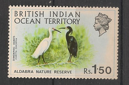 BRITISH INDIAN OCEAN - 1971 - N°YT. 42 - Aigrette - Neuf Luxe ** / MNH / Postfrisch - Cigognes & échassiers