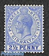 Gibraltar 1921 2.5p, Stamp Out Of Set, Unused (hinged) - Gibraltar