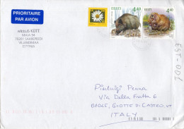 Philatelic Envelope With Stamps Sent From ESTONIA To ITALY - Estland