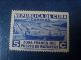 CUBA  NEUF  1936  ZONA  FRANCA  DEL  PUERTO  DE  MATANZAS  //  PARFAIT  ETAT  //  1er  CHOIX  // - Ongebruikt