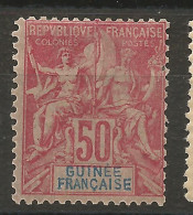 GUINEE N° 11 NEUF* TRACE DE CHARNIERE  / Hinge  / MH - Nuevos