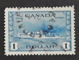 CANADA YT 218 OBLITÉRÉ "DESTROYER IROQUOIS" ANNÉES 1943/1948 - Used Stamps