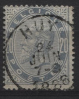 1883 - 39 Obl. Sc HUY. TB. Voyez Les Autres Obl. Sur Cette émission - 1883 Leopold II.