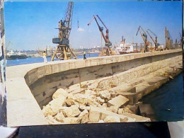 ROMANIA CONSTANTA - VIEW OF THE HARBOUR , PORT , CRANE NAVE, SHIP CARGO N1980  JV5515 - Roumanie