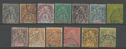 GUYANE N° 30 à 42 Série Complète OBL  / Used - Used Stamps
