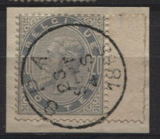 1883 - 39 Obl. Sc SPA Bdf Sur Fragment. TB. Voyez Les Autres Obl. Sur Cette émission - 1883 Léopold II