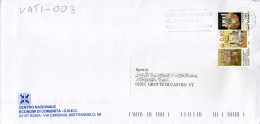 Philatelic Enveloppe With Stamps Sent From VATICAN CITY STATE To ITALY - Cartas & Documentos