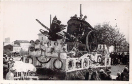 06 - NICE - Carte Photo - Féte Avec Char (papillon) - Markets, Festivals