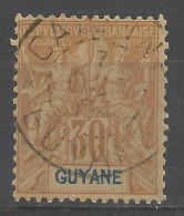 GUYANE N° 38 OBL  / Used - Usati