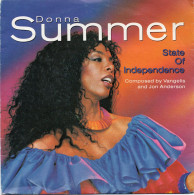 DISQUE VINYL 45 T DE LA CHANTEUSE AMERICAINE DONNA SUMMER - STATE OF INDEPENDENCE - Disco & Pop