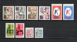 Portugal   1975-76  .-   1281/1284-1285/1286-1287/1288-1289/1290 - Used Stamps