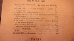 1898 REVUE HEBDOMADAIRE ILLUSTRE N° 17   LICHTENBERGER CIRILLI EXCURSION LINDOS GRECE VERRIERS DE L ARGONNE BEAUGUITTE . - Magazines - Before 1900