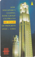 SINGAPORE(GPT) - UOB Bank Group Celebrates 60 Years 1935-1995, CN : 1SUOA/B, Used - Singapur