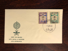 SUDAN FDC COVER 1962 YEAR MALARIA  HEALTH MEDICINE STAMPS - Soedan (1954-...)