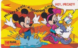 SINGAPORE(GPT) - Disney/Mickey & Pals-A Splashing Time, Kodak Film, CN : 10SKOB/B, Mint - Singapore