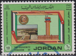 1983 Jordanien ° Mi:JO 1223, Sg:JO 1370, Airport, Control Tower - Jordanien