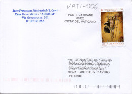 Philatelic Enveloppe With Stamps Sent From VATICAN CITY STATE To ITALY - Lettres & Documents