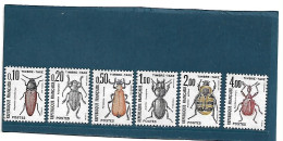 1982 YT 103 à 108  Neufs ** " Insectes Coléoptères " - 1960-.... Mint/hinged