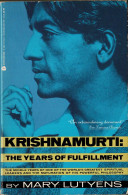 Krishnamurti: The Years Of Fulfillment - Mary Lutyens - Religión Y Paraciencias