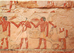 Egypte - Antiquité Egyptienne - Servants Apportant Des Offrandes Pour Leur Maître 2500 Av. J.C - Voir Timbre - CPM - Voi - Musea