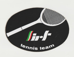 Tennis Team Sirt STICKER ADESIVO VINTAGE NEW ORIGINAL 22 X 15 Cm - Adesivi