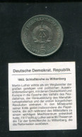 "DDR" 1983, Gedenkmuenze 5 Mark "Schlosskirche Wittenberg/Luther" Bankfrisch (L0088) - 5 Marcos