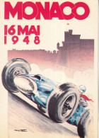 MONACO 16 MAI 1948  Illustration Géo Matt - Grand Prix / F1