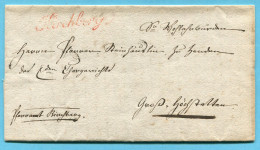 Faltbrief Von Kirchberg Nach Gross-Höchstetten 1830 - ...-1845 Préphilatélie