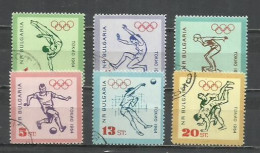 0597- BULGARIA SERIE COMPLETA 1964 Nº 1279/1284 OLIMPIASDAS TOKYO DEPORTES SPORT - Gebruikt