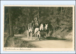 Y19377/ Postkutsche Im Schwarzwald Foto AK Ca.1935 - Poste & Facteurs