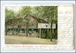 Y18968/ Harburg  Hotel Forsthaus Hausbruch  AK 1903 - Harburg