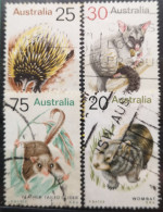 Australien 1975 Wildlebende Säugetiere Mi 542/45° Gest. - Used Stamps