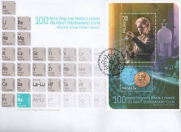 FDC 4390-1 Poland Maria Curie-Sklodowska, Nobel Prize Winner 2011 - FDC