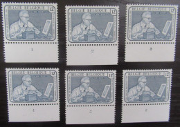 2169 'Jean De Bast' - Postfris ** - Volledige Set Plaatnummers - 1981-1990