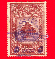 LIBANO - Usato - 1945 - Sovrattasse - Tassa Per L'esercito Libanese - 30 - Liban