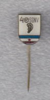 Pin Vojvodina Association Of Deaf Mute  "silver" Variant - Médical