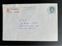 NETHERLANDS REGISTERED LETTER HEERJANSDAM TO UTRECHT NEDERLAND AANGETEKEND - Cartas & Documentos