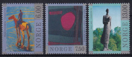 MiNr. 1287 - 1289 Norwegen       1998, 18. Juni. Zeitgenössische Kunst - Postfrisch/**/MNH - Ongebruikt