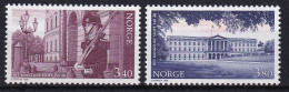 MiNr. 1295 - 1296 Norwegen       1998, 20. Nov. 150 Jahre Königliches Schloss, Oslo - Postfrisch/**/MNH - Ongebruikt