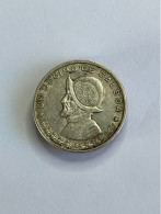 1961 Panama 1/10 Balboa 90% Silver Coin, XF Extremely Fine - Panamá
