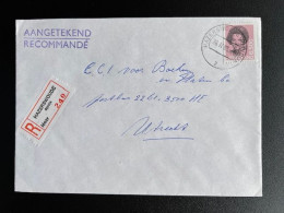 NETHERLANDS 1985 REGISTERED LETTER HAZERSWOUDE RIJNDIJK TO UTRECHT 26-04-1985 NEDERLAND AANGETEKEND - Cartas & Documentos