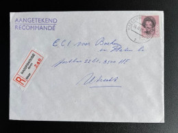 NETHERLANDS 1985 REGISTERED LETTER HAZERSWOUDE RIJNDIJK TO UTRECHT 26-04-1985 NEDERLAND AANGETEKEND - Briefe U. Dokumente