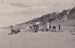 486029Schiermonnikoog, Strandleven Met Duingezicht.  - Schiermonnikoog