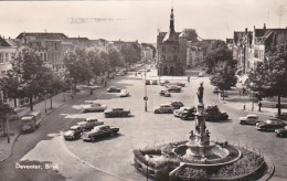 486240Deventer, Brink. (FOTOKAART)(linksonder Een Vouw)  - Deventer