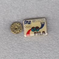 Pin Badge FILA 100 Years Of Olympic Wrestling 1896 1996 Luttes - Wrestling