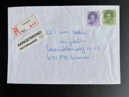 NETHERLANDS 1993 REGISTERED LETTER HAAREN TO VIANEN 26-01-1993 NEDERLAND AANGETEKEND - Brieven En Documenten