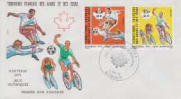 Enveloppe  FDC  1er  Jour  TERRITOIRE  FRANCAIS   Des   AFARS  Et  ISSAS     Jeux  Olympiques   MONTREAL  1976 - Altri & Non Classificati