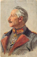 Porträt Wilhelm II. K.Bauer Gel.1918 Feldpost - Königshäuser